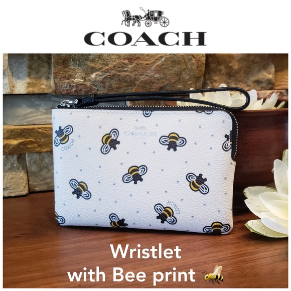 Coach Bags Left New Coach Bumble Bee Wristlet Poshmark